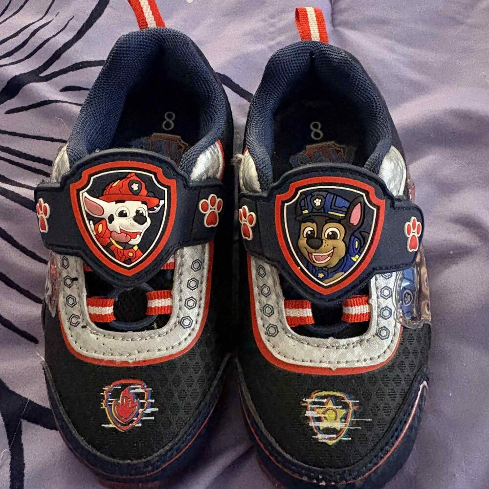 Paw Patrol Light Up Shoes Size 8